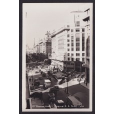 BUENOS AIRES DIAGONAL ANTIGUA TARJETA POSTAL